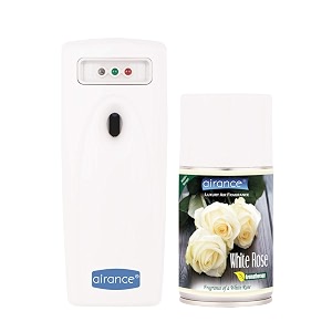 airance automatic room freshener - 2 year warranty - 3000 sprays white rose