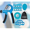 Airavat Gripper, Gripper Set, Black Adjustable Hand Grip Strengthener Set of 5 Pcs, Hand Grip for Men, Finger Exercise Power Hand Grippers (Black)
