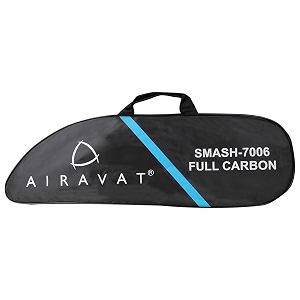 Airavat Smash Badminton Racket Full Size Carbon