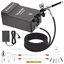 Airbrush Kit with Air Compressor 55PSI Air Brush Gun Set for Model Painting