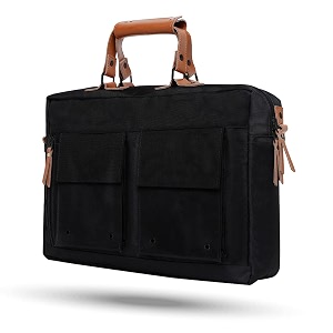aircase canvas office sling messenger bag fits upto 15634 laptopmacbook detachable shoulder strap water resistant spacious pockets for officetravel men amp women grey- with warranty