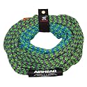 Airhead 1-4 Person Tow Rope for Towable Tubes, 60 ft Heavy Duty 2-Section Boat Towline for Tubing, UV Resistant 16 Strand Polypropylene with Rope Keeper, up to 4,100 lb Break Strength