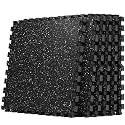 AIRHOP 0.79" Thick Gym Flooring for Home Gym, 24 Sq Ft Rubber Top Gym Mat