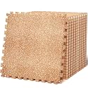 AIRHOP 0.79" Thick Gym Flooring for Home Gym, 96 Sq Ft Rubber Top Gym Mat