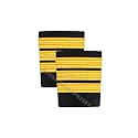 First Officer Epaulet with 3 Golden Bars