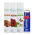 AIRMARK Room Fresheners | Air Spray | Air Freshener For Home And Car | Jasmine, Rose, Sandalwood | Odur Control Aer Spray | Room Spray | Pack of 3 (125ml Each)