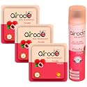 Airodo Air Freshener Fruit Punch Pocket Gel &amp; Spray Combo with Dual Technology long lasting Instant Automatic Fragrance Booster Lasts Up to 30 Days (Pack of 4)