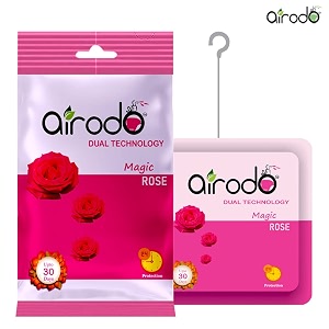 airodo air freshener power pocket gel  lats upto 30 days bathroom amp toilet air freshener  automatic room freshener  suitable for homeofficebathroom rose pack of 3