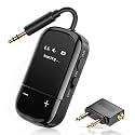 Airplane Bluetooth Adapter with Display for 2 Airpods or Headphones