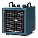 AirPulse Wireless Bluetooth Home-use Speaker, Compact Speakers with AUX/LINE Input for Home Office (Blue)