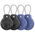 SPGUARD for AirTag Holder Case with Keychain 1st/2nd Air Tags-4 Pack