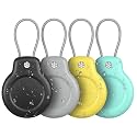 SPGUARD for AirTag Holder Case with Keychain 1st/2nd Air Tags-4 Pack