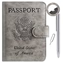 Airtag Passport Holder Cover Wallet RFID Blocking, Travel Essentials