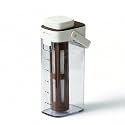 Airtight Cold Brew Coffee Maker Fine-Mesh Cold Brew Pitcher, White