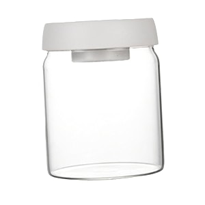airtight food storage container vacuum canister for candy grains white 900ml