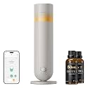 Airversa U1 Smart Hotel Waterless Diffuser with 100mL Oils Kit, Beige Gray