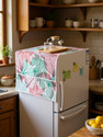 AIRWILL Refrigerator Cover Width 55 cm Red