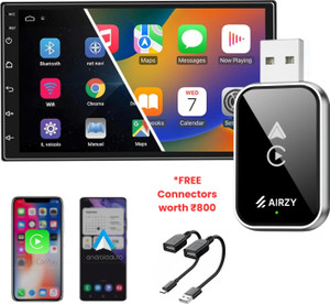 airzy v50 car bluetooth device with adapter dongle black
