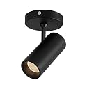 Aisilan Led Modern Directional Dimmable Spotlight Adjustable 90° Anti Glare Ceiling Spot Light for Indoor Foyer Living Room Warm White Black 9W CREE COB CRI 97 MSD015PB3K9WDim