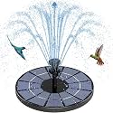 AISITIN 3.5W Solar Fountain with 1500 mAh Battery, 8 Nozzle & 4 Fixer