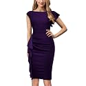 AISIZE Women39s Pinup Vintage Ruffle Sleeves Cocktail
