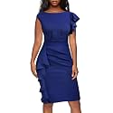 AISIZE Women39s Pinup Vintage Ruffle Sleeves Cocktail