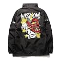 AITFINEISM Men's Lightweight Windbreaker Jacket Casual Zip Up Jackets With Hooded