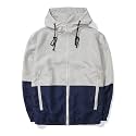 AITFINEISM Men's Lightweight Windbreaker Jacket Casual Zip Up Jackets With Hooded