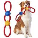 Aitmexcn Dog Rope Toy, Tough Tug of War Toy for Medium and Large Dogs