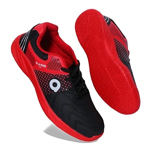 aivin flying 20 badminton shoes redblack