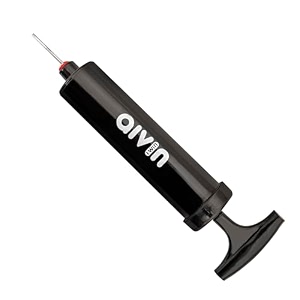 aivin single action black air pump 1 ideal for blowing up football basketball soccer volleyball netball handball waterpolo balls and all other sports