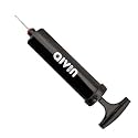 Aivin Single Action Black Air Pump (1)| Ideal for Blowing Up Football, Basketball, Soccer, Volleyball, Netball, Handball, Waterpolo Balls, and All Other Sports