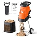AIVOLT 21:1 Electric Wood Chipper, 15-Amp Chipper Shredder