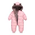 AiWMGL Baby Boys Girls Snowsuit Winter Clothes Suit Hooded Jumpsuit Romper Bear Outfit Infant Warm Coat Outwear Overcoat