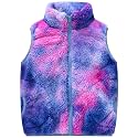 AIWUHE Toddler Boys Girls Fleece Vest Kids Polar Fleece Zipper Jacket Sleevless Fall Winter Warm Outerwear With Pockets 2-6Y