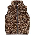 AIWUHE Toddler Boys Girls Fleece Vest Kids Polar Fleece Zipper Jacket Sleevless Fall Winter Warm Outerwear With Pockets 2-6Y