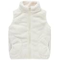 AIWUHE Toddler Boys Girls Fleece Vest Kids Polar Fleece Zipper Jacket Sleevless Fall Winter Warm Outerwear With Pockets 2-6Y