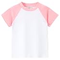 AIWUHE Toddler T Shirts Cotton Summer Tshirts Boys Girls Basic Tee Undershirts Short Sleeve Clothes Crew Neck Shirts 2-7Y