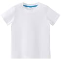 AIWUHE Toddler T Shirts Cotton Summer Tshirts Boys Girls Basic Tee Undershirts Short Sleeve Clothes Crew Neck Shirts 2-7Y