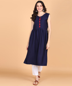 aiza collection women embellished a-line kurta