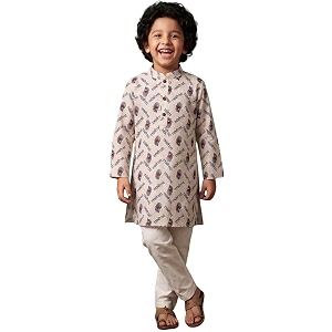 aj dezines boys cotton full sleeve letter printed kurta pajama set for kids - ethnic wear  special occasion amp traditional outfit boys kurta set - regular fit