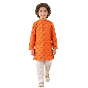 aj dezines boys cotton full sleeve letter printed kurta pajama set for kids - ethnic wear  special occasion amp traditional outfit boys kurta set - regular fit