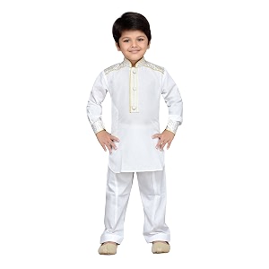 AJ DEZINES Boys Ethnic Wear Pathani Suit
