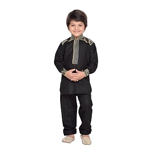 AJ DEZINES Boys Ethnic Wear Pathani Suit