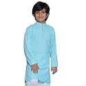 AJ DEZINES Chikankari Kurta For Boys- Ethnic Wear | Embroidery Chikankari Sequined | Traditional &amp; Festive Outfit | Cotton Stylish Boys Kurta | Perfect For Wedding &amp; Family Function