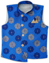 AJ Dezines Floral Print Boys Waistcoat