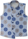 AJ Dezines Floral Print Boys Waistcoat