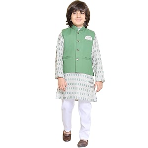 AJ DEZINES Kids Cotton Kurta Trouser With