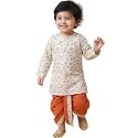 AJ DEZINES Kids Cotton Printed Dhoti Kurta