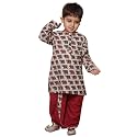 AJ DEZINES Kids Cotton Printed Dhoti Kurta